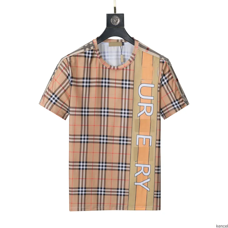 Designer di Lussurys Men Polos Dress Fashions 100% cotone manica corta T Shirt Trend Shirt allentati Trend Boys Semi-slitta Semplice Lettere Mens Womens Shirts020