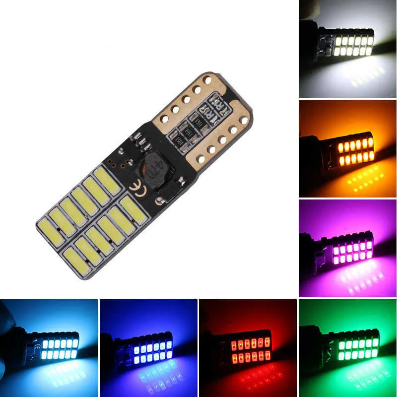 Voiture T10 Led 4014 24 Smd 24smd feu de stationnement dégagement lumière porte lampes de lecture lumières Source ampoule feu arrière de secours nouvelle arrivée voiture