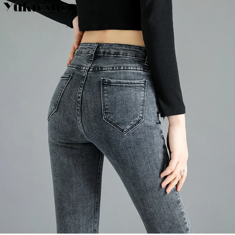 Jean jeans voor vrouwen met hoge taille broek voor vrouwen plus size skinny push up mama jeans vrouw denim potlood broek streetwear 210519