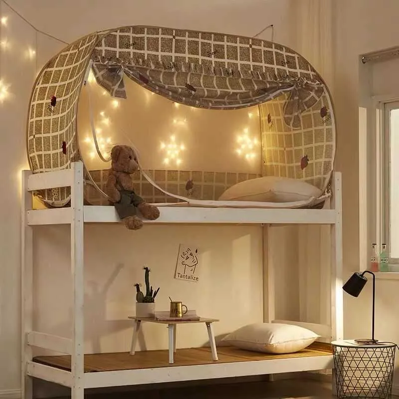 طالب عنبر يورت صافي التظليل القماش 0.8 / 0.9 / 1.0 متر سرير بطابقين الأطفال خيمة التخييم مظلة الحشرات شبكة ناموس