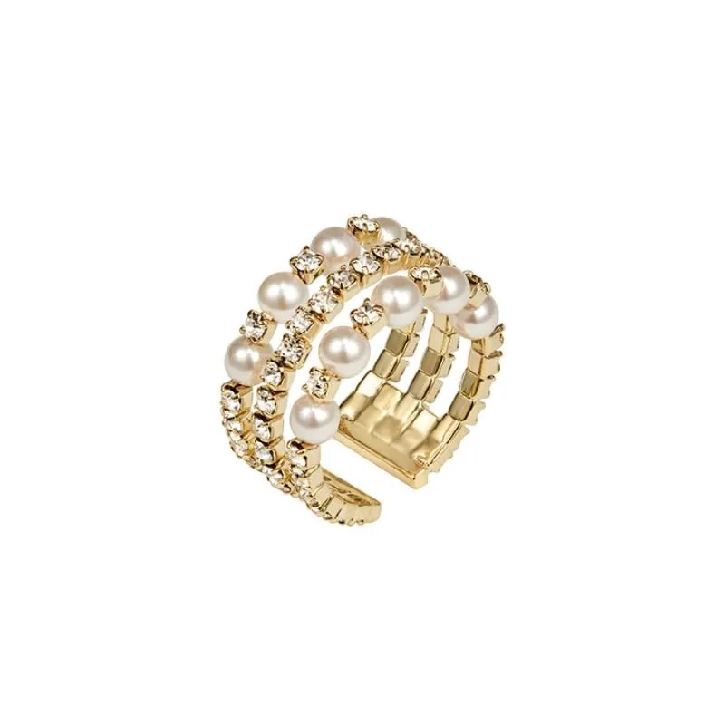 Cluster-Ringe Vintage 14 Karat Gold Zirkonia Winzige Perlen Versprechen Stapelring Viktorianischer Knorpel-Fingerschmuck für Frauen Mädchen