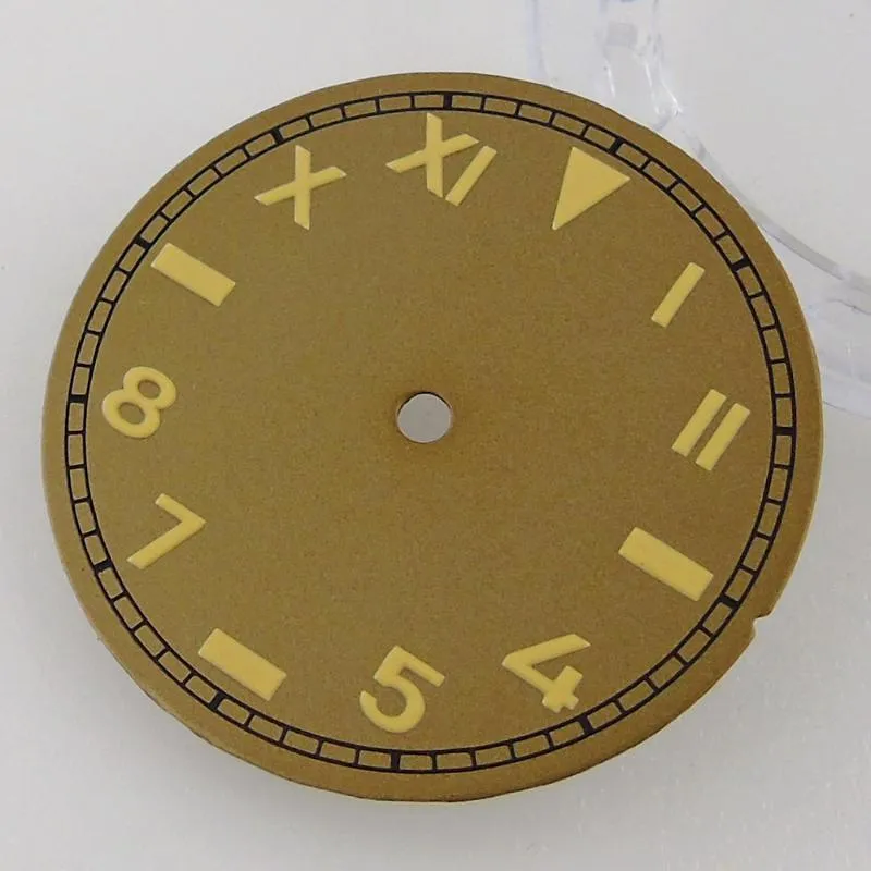 Repair Tools & Kits Coffee 29MM Watch Dial Face Luminous Index Fit NH35 NH36 MIYOTA 82 Series ETA 2836 2824 Automatic Movement