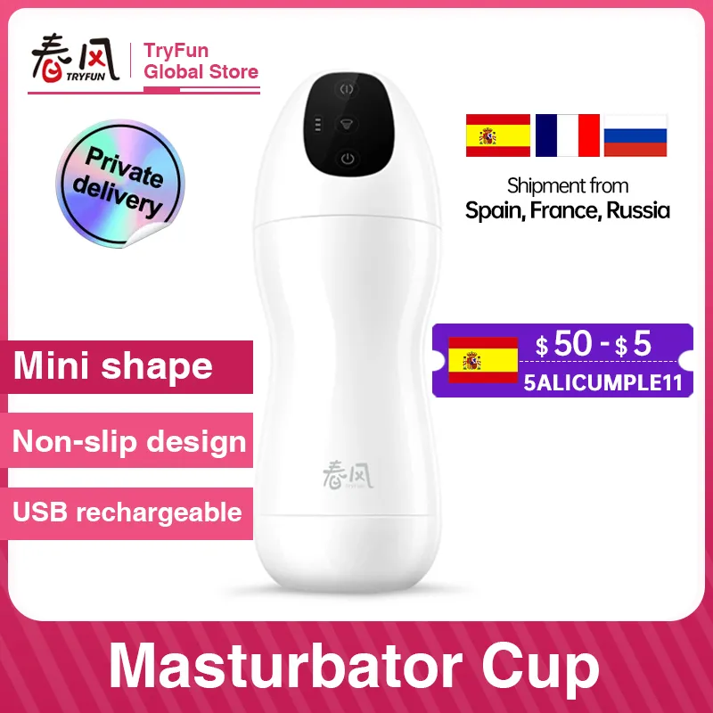 yutong tryfun elektrische vacuüm zuigen vibrator mannelijke masturbators cup pocket vagina echte kut flashlight natuur machine natuur speelgoed voor mannen