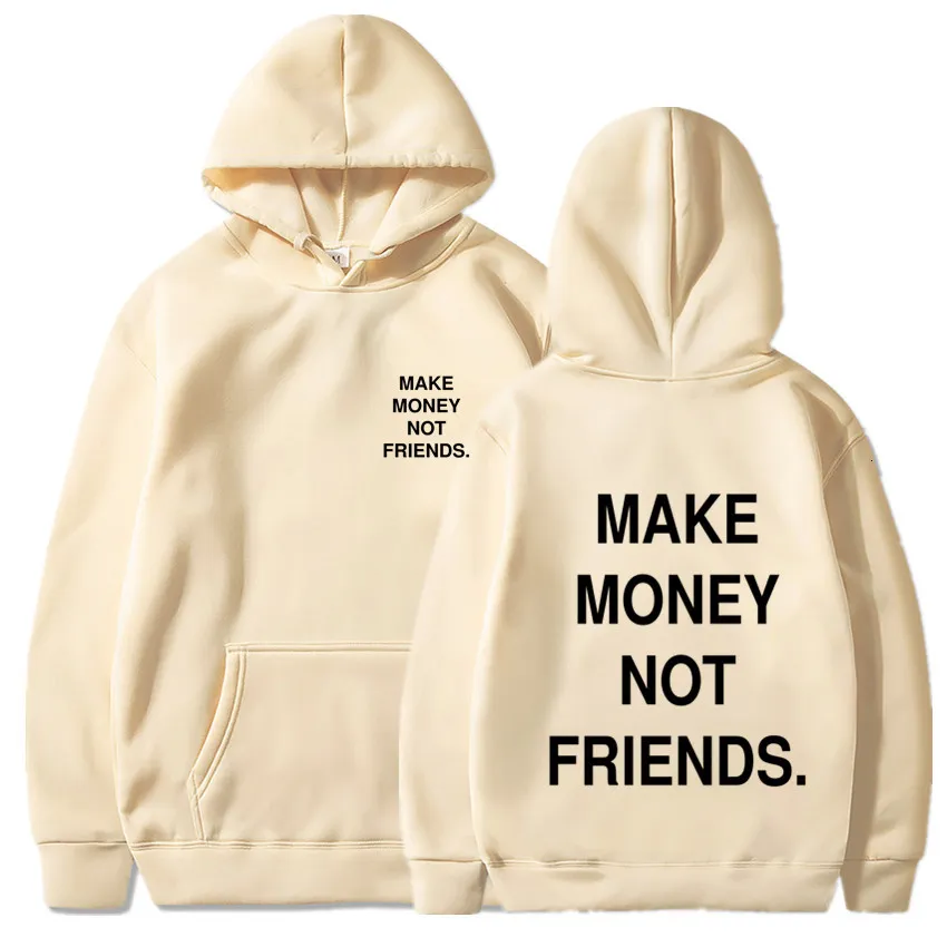 Compra Designer Hoodie Streetwear Make Money No Friends Sudaderas Con  Capucha Hombres / Mujeres Moda Impresión De La Moda Ropa Sudadera Hombre  Blanco Blanco Sudadera Con Capucha Sudadera Barato | Entrega Rápida