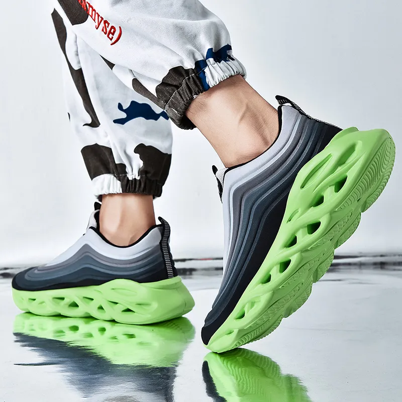 Código: Sapatos Big Eur Laranja 46 99-2106 Tamanho Masculino Correndo Preto Branco Azul Verde Corredores Treinadores Esportivos Tênis