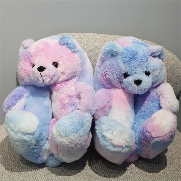 Rainbow bear on sale slippers
