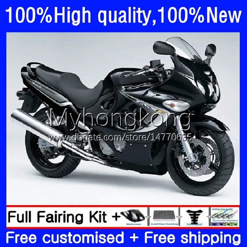 جسم لسوزوكي كاتانا GSXF600 GSXF750 GSXF 600750 CC 98-02 17 رقم 107 GSX600F 600CC 750CC فضي أسود 1998 1999 2000 2001 2002 GSX750F GSXF-600 98 99 00 01 02 OEM Fairing