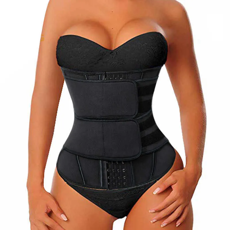 Kadın Bel Eğitmen Korse Zayıflama Kemer Vücut Şekillendirici Cincher Neopren Sauna Ter Shapewear Karın Fitness Zayıflama Kemeri Faja X0713