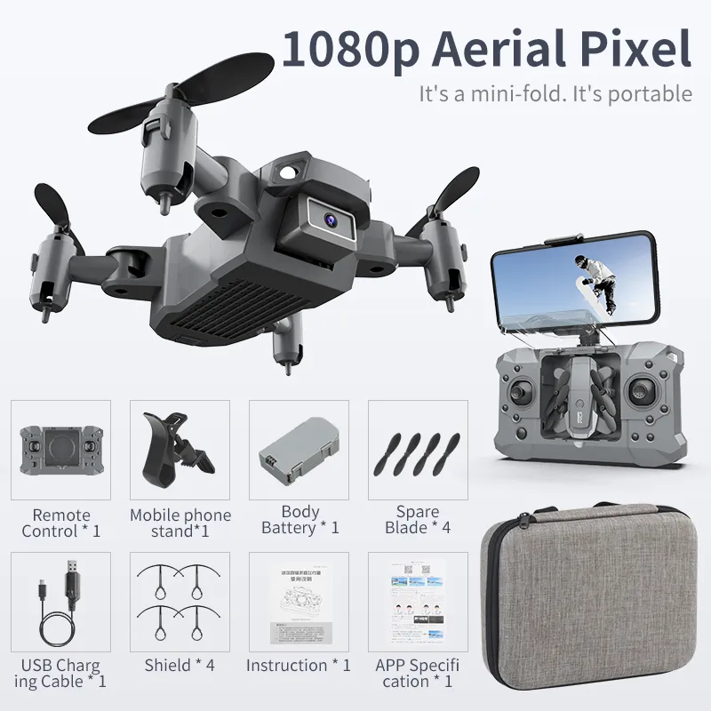 KY905 Inteligente Uav Mini Drone Con C mara 4K HD Drones Plegables
