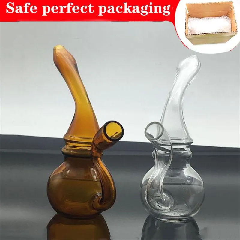 Protable colorato a buon mercato tabacco marziano Bong pipe Smoking Travel Glass pipe con filtro per sigarette per fumare erba secca