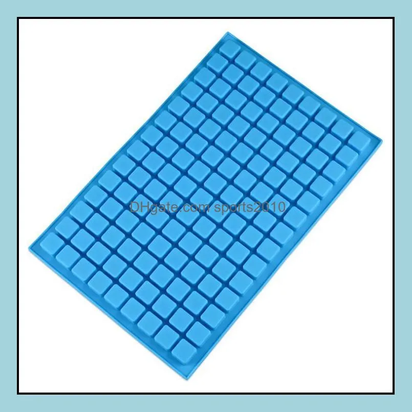 126 Lattice Square Ice Molds Tools Jelly Baking Silicone Party Mold Decorating Chocolate Cake Cube Tray Candy Kitchen LX1640