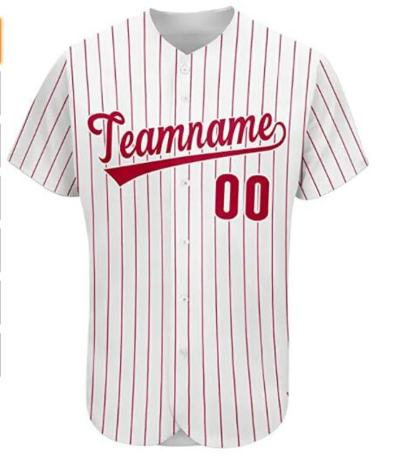 Custom Baseball Jersey Los Angeles Kentucky Penn State Chicago Namn och nummer Färgglada Var god kontakta kundservice Vuxen ungdom