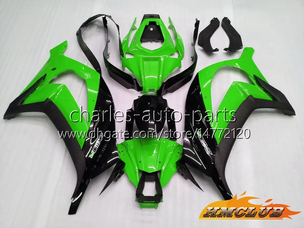 OEM Green And Black Injection Xrm 125 Fairings For Kawasaki