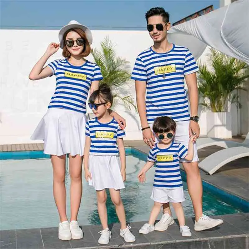 Family Look Twinning Outfits Mom And Dad Dresses Shirt And