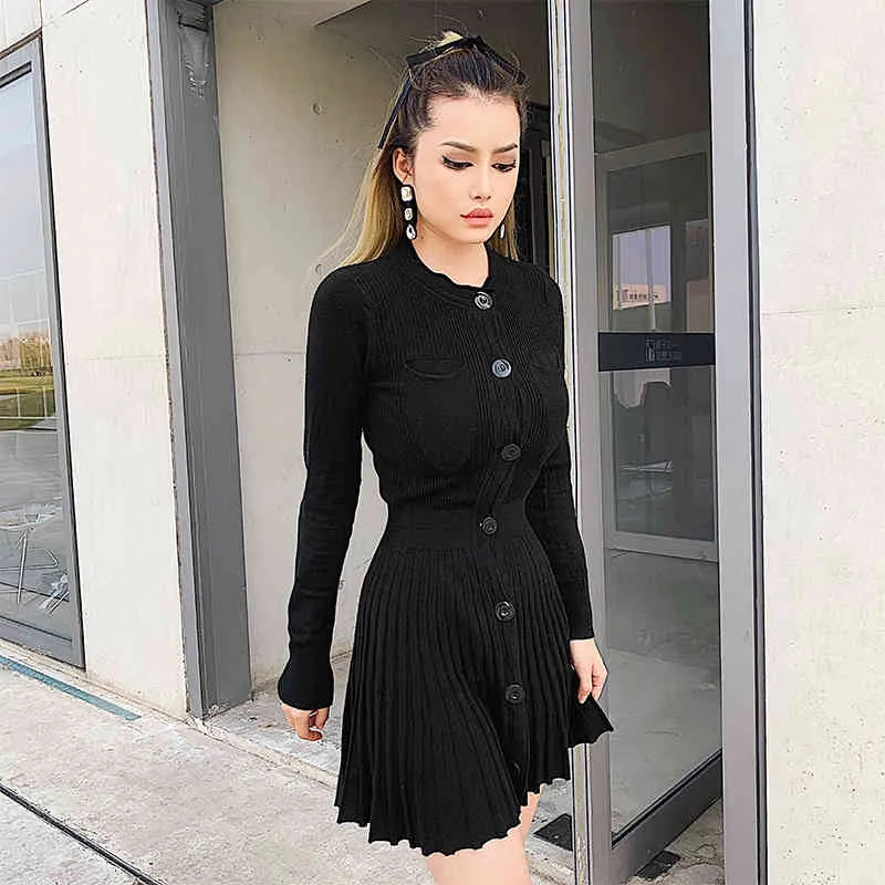 Black Knitted Dress (5)