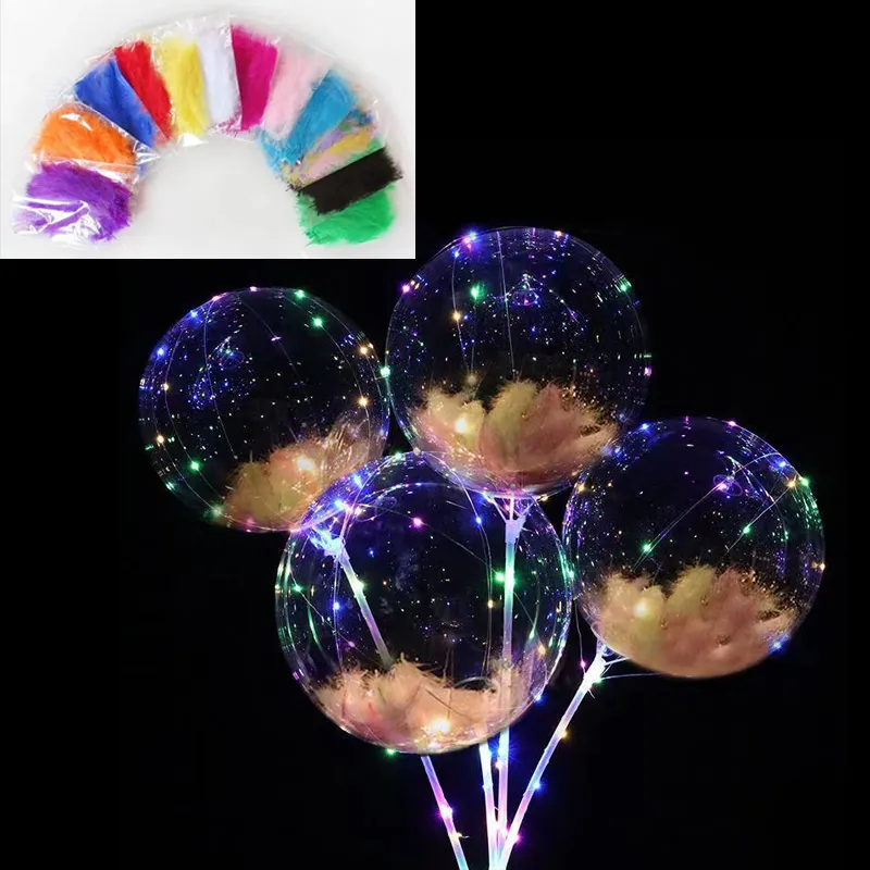 Buy Phyooest Rubber 15 Pcs Led Balloons,Clear Light Up Balloons