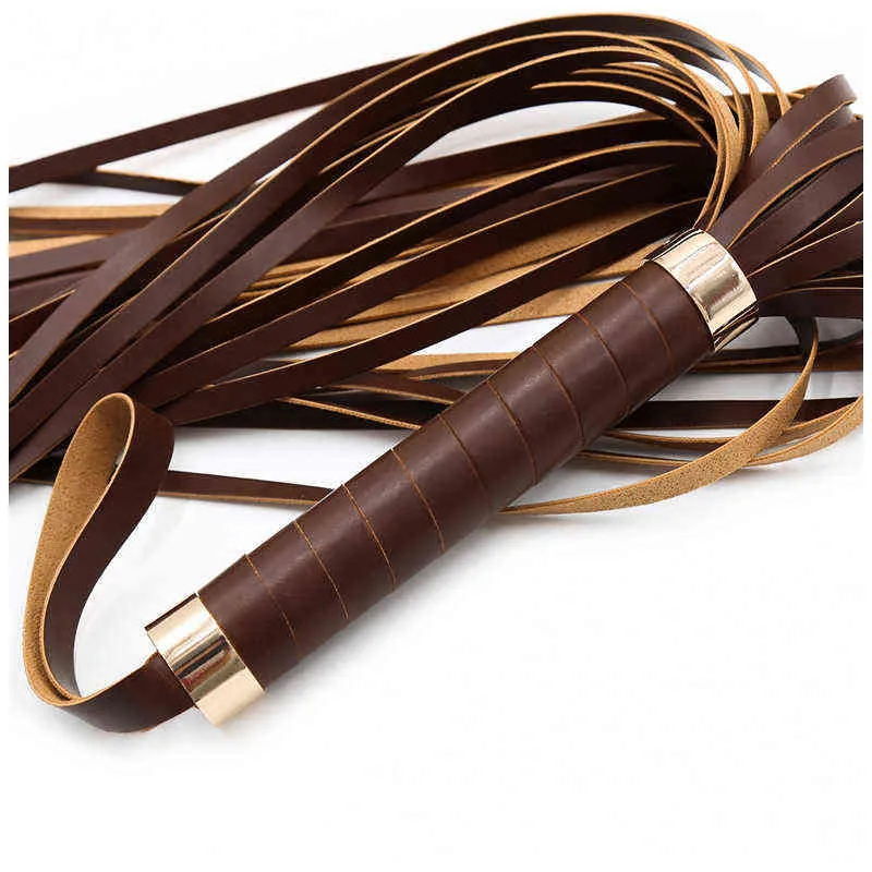 Adult Toys NXY Bondage Flogger Flirting PU Leather Whip Bdsm Spanking Tassel Restraints Sex For Couples Woman_voghion.com