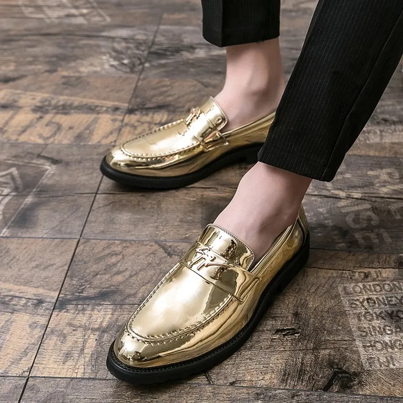 Lather-Schuhe für Herren, Herren-Leder-Kleidschuhe, Herren-Loafer, Mokassins für Herren, formelle, modische, lässige Slip-On-Mann-Schuhe für Büro-Männer