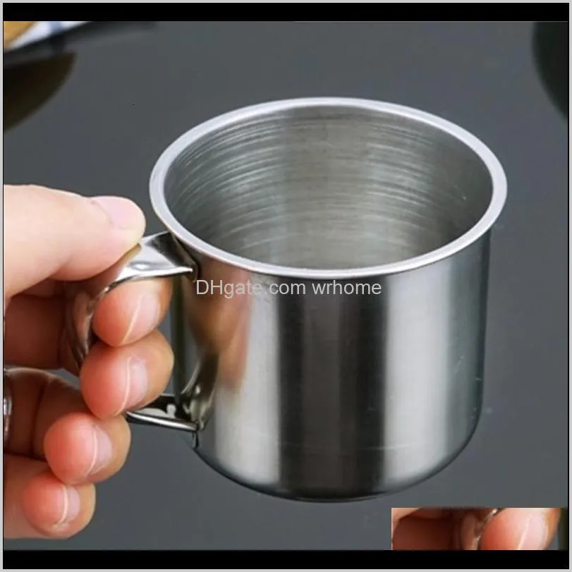 steel portable coffee mug drinking stainless cups mouthwash beer milk espresso insulated shatterproof cup