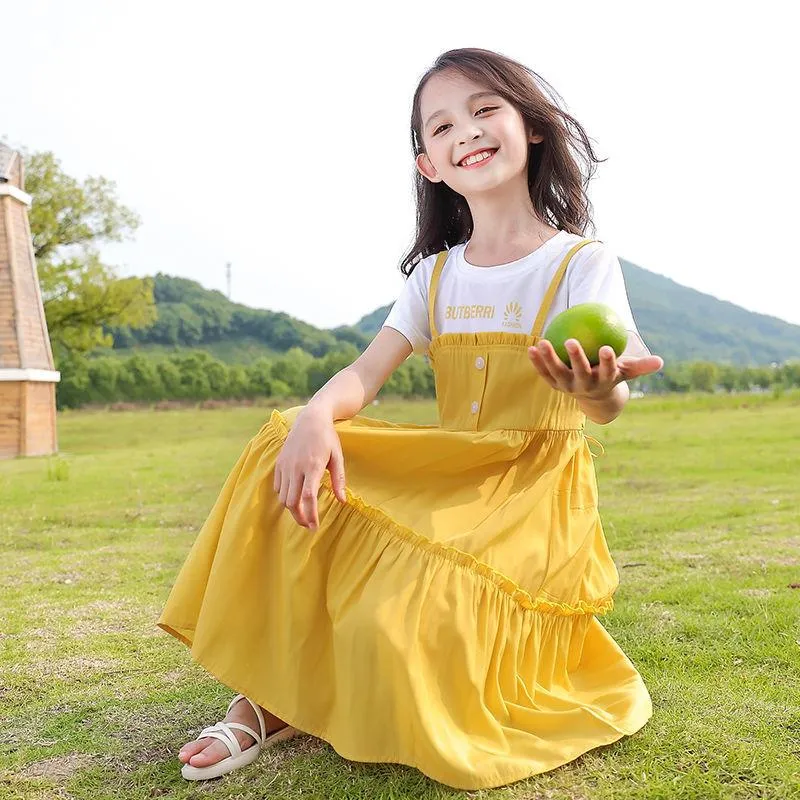 Ocidental Estilo Menina Vestido De Casamento Para Crianças Linda