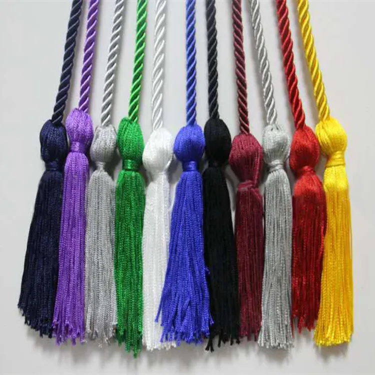 Cordones cordones Royal azul/rojo/naranja multicolor graduación cordón de honor cordones de graduación borlas