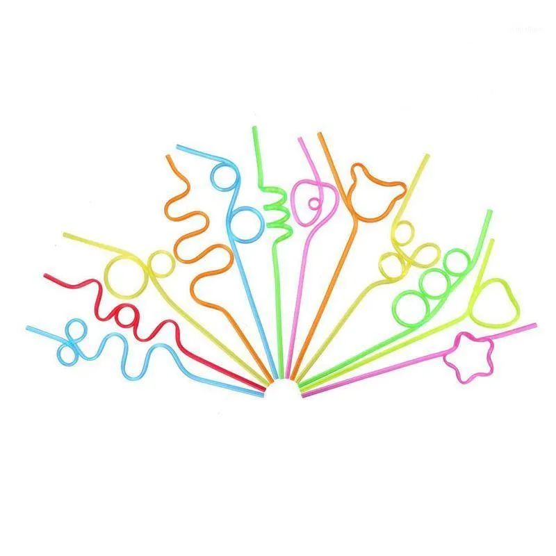 Reusable Silly Straw, Colorful Straw, Rainbow Colored Straw, Wacky Straw,  Crazy Straws, Colorful Straws, Random Straws