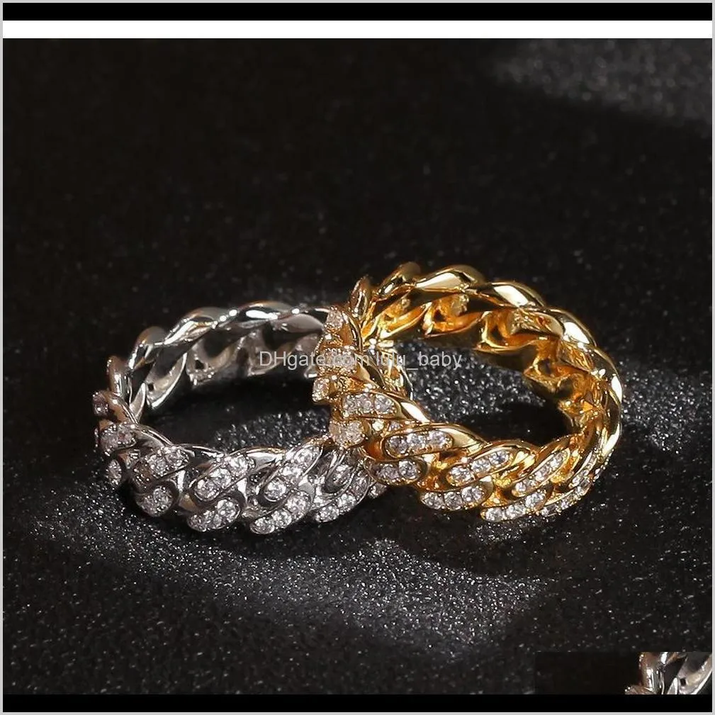 jewelry rings men gold silver ring diamond ring iced out cuban link chai sqcfhq new_dhbest