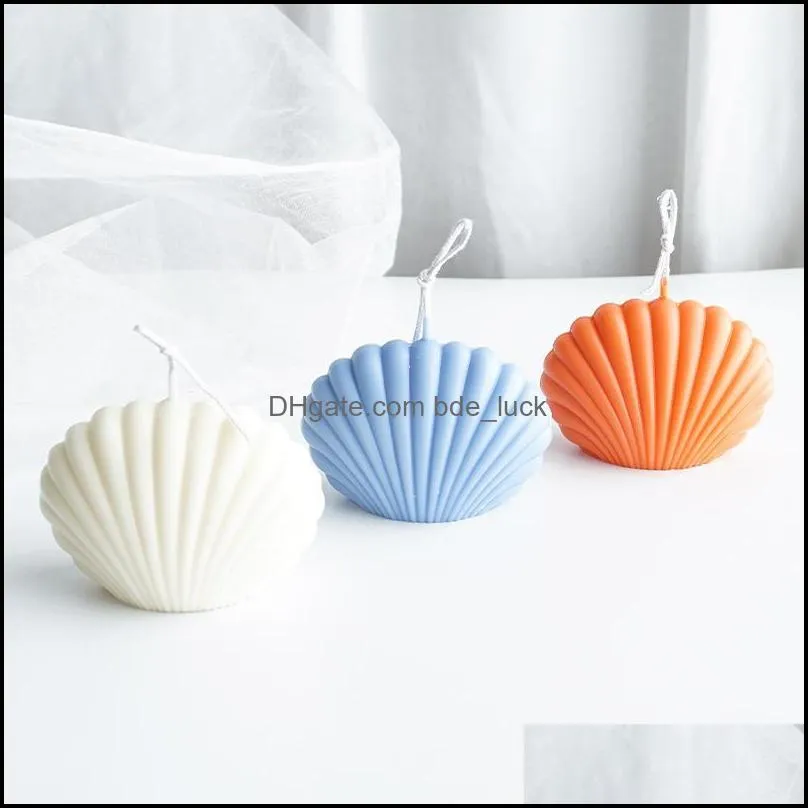 Craft Tools 3D Shell Candle Mold Plastic DIY Creative Handmade Soap Making Convenient And Practical