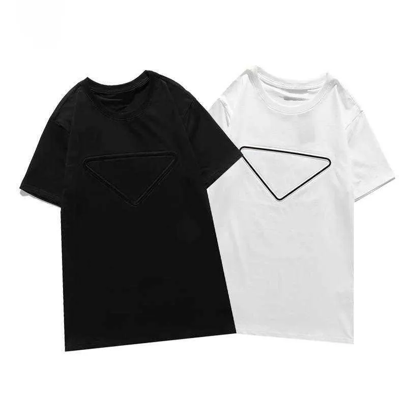 2021 Luxury Casual T-shirt New men`s Wear designer Short sleeve T-shirt 100% cotton high quality wholesale black and white size S~2XL