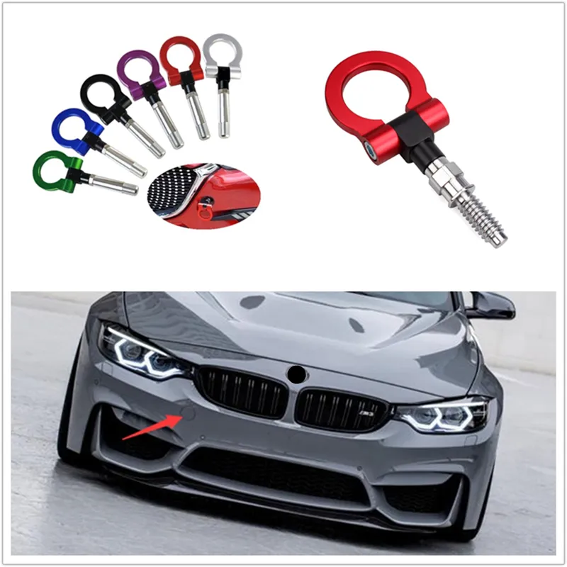 Screw Tightener On Racing Tow Hook Kit For MINI Cooper R50 R52 R53 R55 R56  02 09 Front Or Rear 216I From King116, $22.47