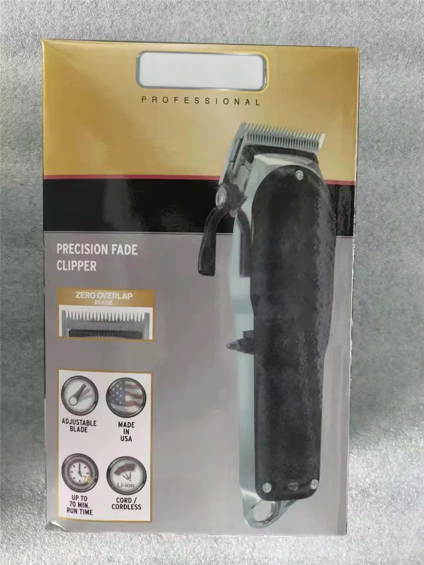 8504 Magic Men Electric Hair Clippers Vuxna rakknivar Professionella lokala barberare hårtrimmer hörn rakkniv frisör