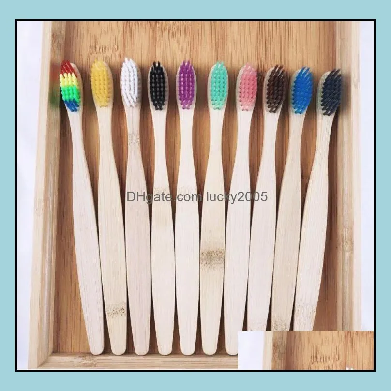 Dispossible Reuse Toothbrush Personalized Bamboo Toothbrushes Tongue Cleaner Denture Teeth Travel Kit Tooth Brush