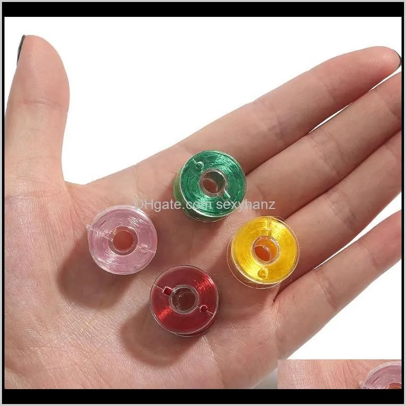 bright ice silk embroidery thread bobbins spools cross stitch silk threads plastic storage box case for home sewing craft tools1