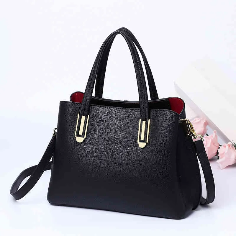 Sac pour femme en cuir véritable 2021 nouveau style coréen Msenger sac mode sac à main pour femme couleur unie cuir de vache d'âge moyen sac de mère GW52