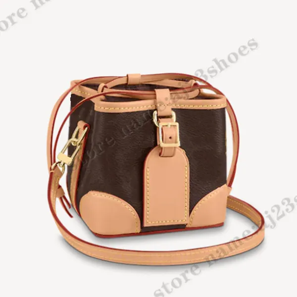 noe mini bag luggage tag Crossbody Bags Drawstring closure Wallet designer handbags M57099 Noe Purse