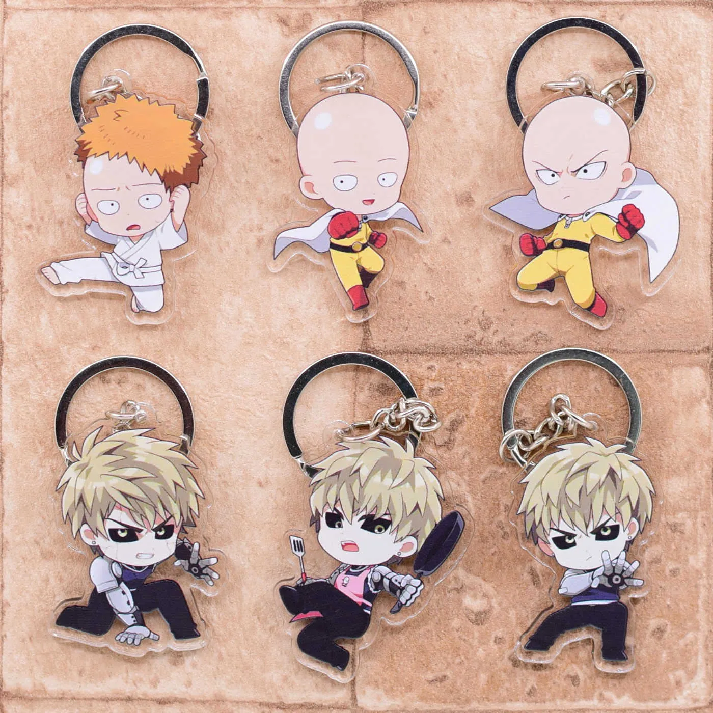 Porte-Clés Anime Demon Hunters - 16 Pièces En PVC - Cadeaux Pour Fans, Déco Sac à Dos, Accessoires Geek