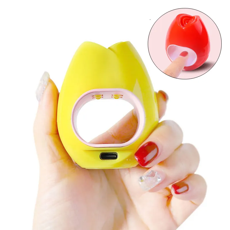 16W USB Rechargeable LED Gel Nails Polish Dryer Nail Lamp with Packing Box