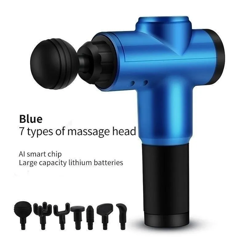 Högkvalitativ trådlös Muscle Sports Massager Gun Handhållen Massage Device