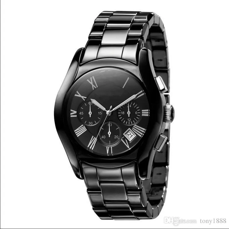 New 2021 Ceramic Watches For Lovers AR1400 AR1301 Ar1451 AR1452 CARONOGRAPH Black Wristwatch In Original Box From Cantrina 58.58 DHgate .Com
