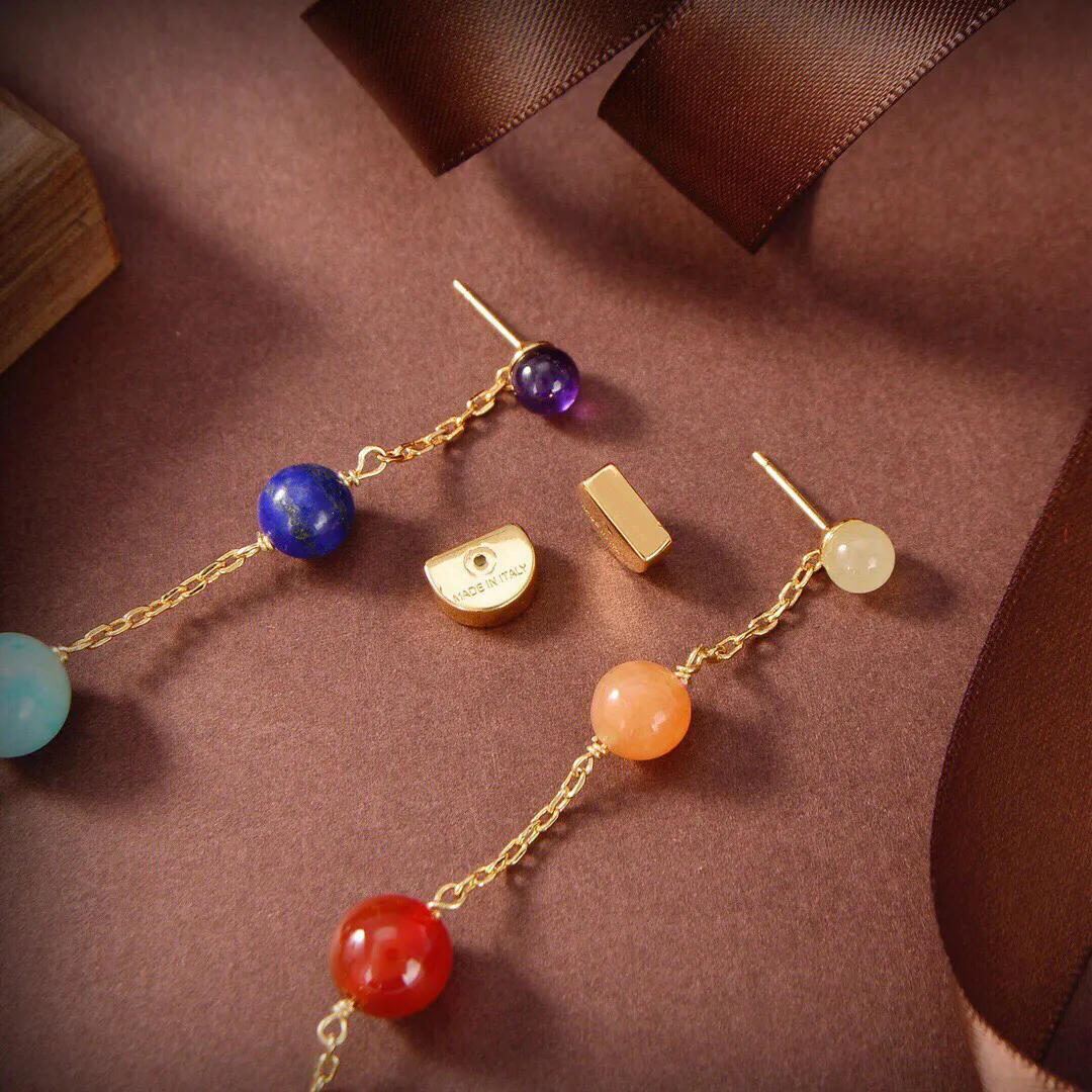 Mode hänge öron stud lyx design smycken pärlor örhängen studs klassiska mångfärgade pärlor bröllopsfest mens kvinna kläder ornament