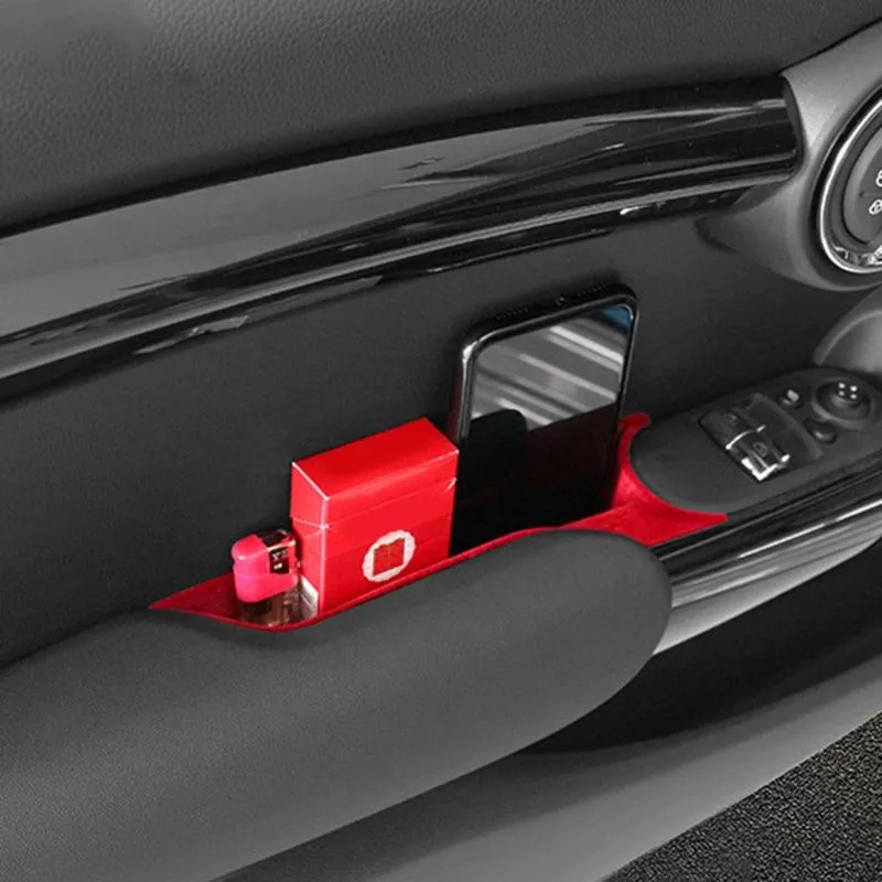 Model 3 Console Organizer With Flocking Door Handle And Mobile Phone Holder  Bag For MINI Cooper S F55 JCW F56 Accessories From Jinyujiya, $21.83