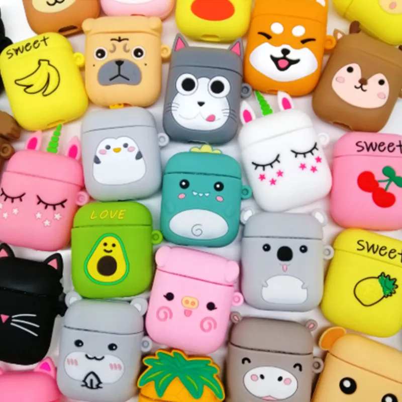 Airpods 3 Pro 1 2 Case 3D Cute Cartoon Animal For Apple Airpods 1/2 pro 3  Cover For Apple Airpods Pro 1 / 2 / 3 Charging Box