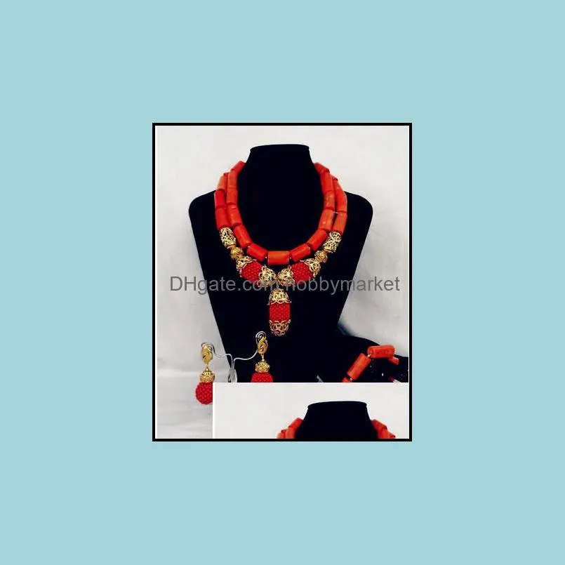 White Coral Beads Nigerian African Wedding Coral Jewelry Set Latest Jewelry Set Coral Beads Jewelry Set for Women Bride ABH402