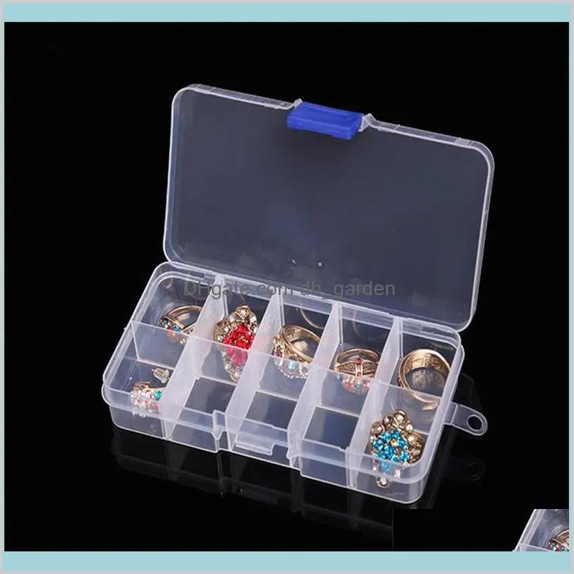 Transparent Plastic Jewelry Organizer Box 10