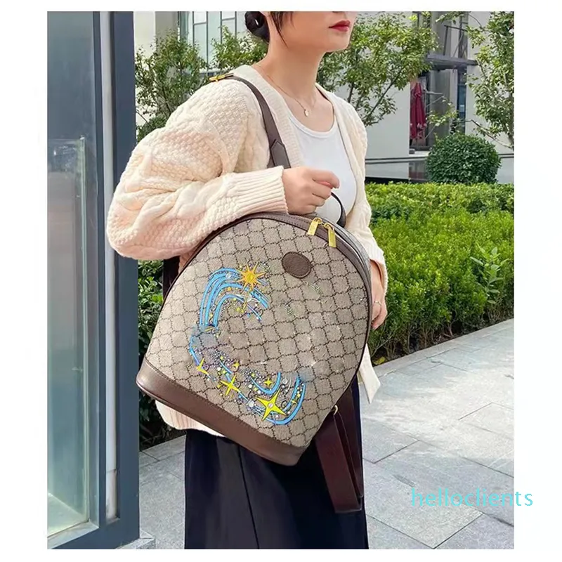 Tasarımcı Sırt Çantası Çanta Kadın Moda Lüks Kız Omuz Çantası Yüksek Kalite Büyük Kapasiteli Alışveriş Çantası Okul Bookbag Çanta