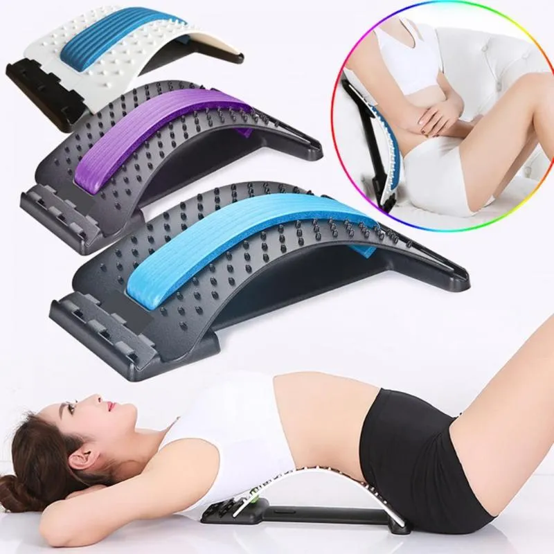 Soporte Lumbar Estiramiento de espalda Masajeador Relajación Equipo de fitness Herramienta de cuidado Alivio del dolor Deporte Yoga Codo Rodilleras