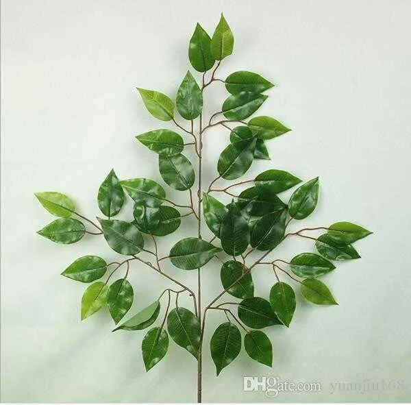 Artificial leaves, artificial tree branches, artificial leaves, plastic fig leaves, walnut leaves
