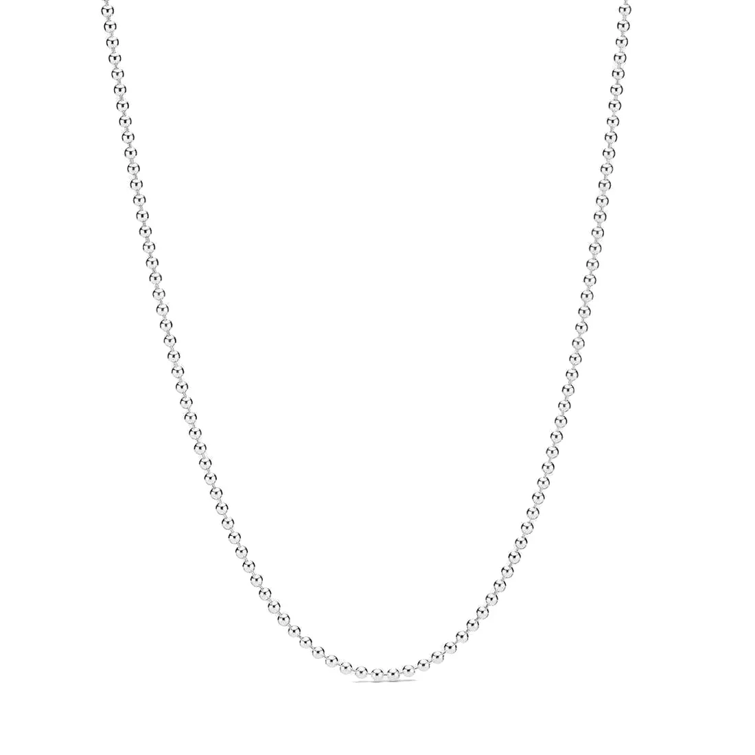Изящные ювелирные изделия аутентичные 925 стерлингового серебра ожерелье подходят для ожерелья Pandora кулон шарм блестящий шар линии цепь цепи ожерелье любовь помолвка DIY свадебные ожерелья