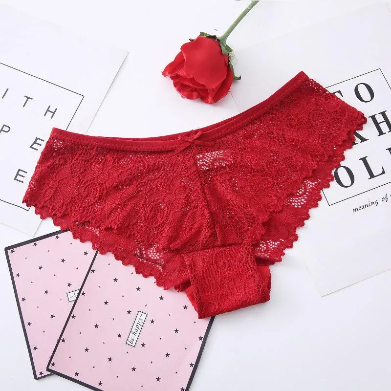 Womens Panties Sexy Thong Women Hollow Out Lace Lingerie T Back