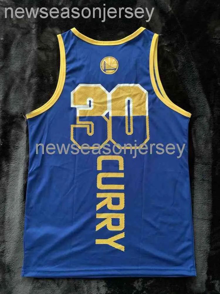 Stitched Stephen Curry #30 TANK TOP Anpassa valfritt nummer XS-5XL 6XL baskettröja